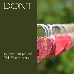 Titelbild für Don't - Ed Sheeran Karaoke-Version