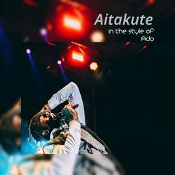 Cover art for Aitakute - Ado karaoke version