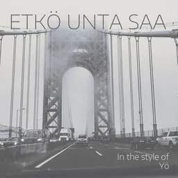Cover art for Etkö unta saa - Yö karaoke version