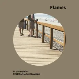 Titelbild für Flames - Avril Lavigne,MOD SUN Karaoke-Version