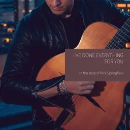 Cover art for I've Done Everything For You - Rick Springfield karaoke version