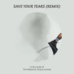 Cover art for Save Your Tears (Remix) - Ariana Grande,The Weeknd karaoke version