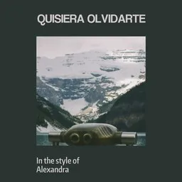 Cover art for Quisiera Olvidarte - Alexandra karaoke version