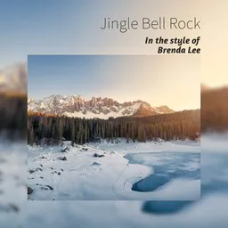 Cover art for Jingle Bell Rock - Brenda Lee karaoke version