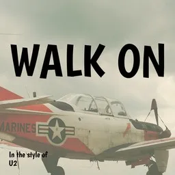 Cover art for Walk On - U2 karaoke version