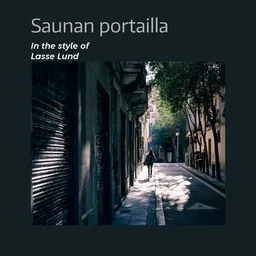 Cover art for Saunan portailla - Lasse Lund karaoke version