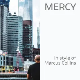 Cover art for Mercy - Marcus Collins karaoke version