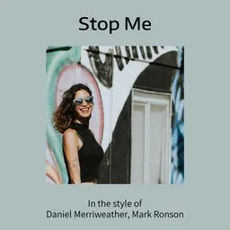 Cover art for Stop Me - Daniel Merriweather,Mark Ronson karaoke version