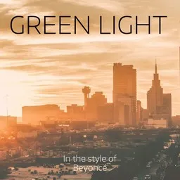 Cover art for Green Light - Beyoncé karaoke version