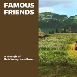 Omslagsbild för Famous Friends - Chris Young,Kane Brown karaokeversion