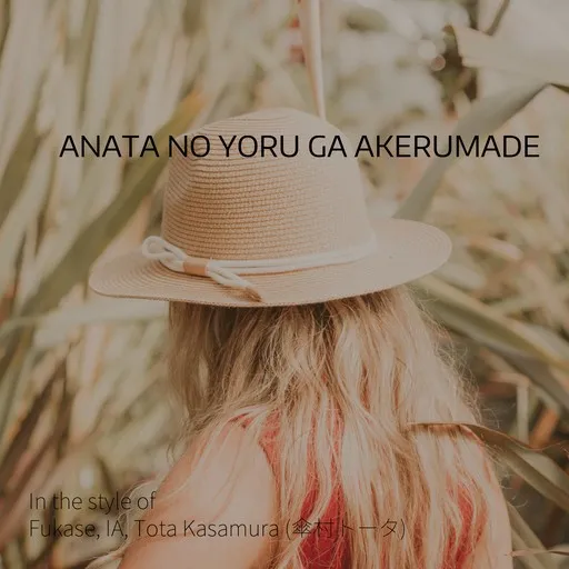 Karaoke Anata no Yoru ga Akerumade by Fukase, IA, Tota Kasamura (傘村トータ) — sing along with lyrics on Singa
