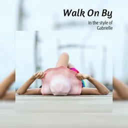Cover art for Walk On By - Gabrielle karaoke version