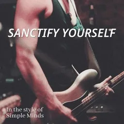 Cover art for Sanctify Yourself - Simple Minds karaoke version