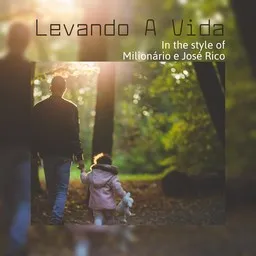 Cover art for Levando A Vida - Milionário e José Rico karaoke version