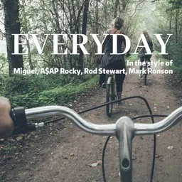 Cover art for Everyday - A$AP Rocky,Mark Ronson,Miguel,Rod Stewart karaoke version