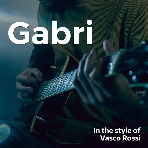 Karaoke Gabri von Vasco Rossi — mit Songtext mitsingen auf Singa