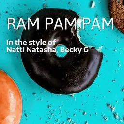 Karaokekappaleen Ram Pam Pam - Becky G,Natti Natasha kansikuva