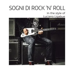 Karaokekappaleen Sogni di rock 'n' roll - Luciano Ligabue kansikuva