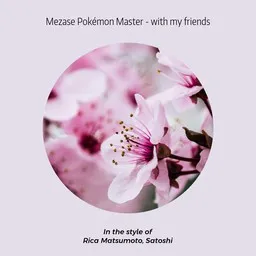 Cover art for Mezase Pokémon Master - With My Friends - Rica Matsumoto (松本 梨香),Satoshi karaoke version