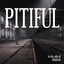 Cover art for Pitiful - Blindside karaoke version