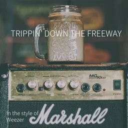 Cover art for Trippin' Down The Freeway - Weezer karaoke version