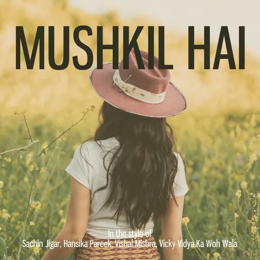 Karaoke Mushkil Hai von Hansika Pareek, Sachin Jigar, Vicky Vidya Ka Woh Wala, Vishal Mishra — mit Songtext mitsingen auf Singa