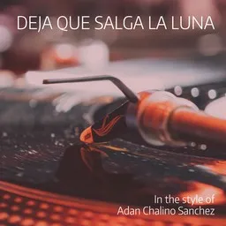 Cover art for Deja Que Salga La Luna - Adan Chalino Sanchez karaoke version