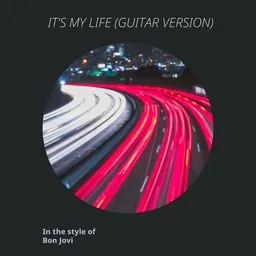 Cover art for It's My Life (Guitar Version) - Bon Jovi karaoke version