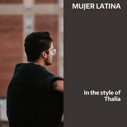 Cover art for Mujer Latina - Thalía karaoke version