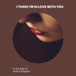 Omslagsbild för I Think I'm In Love with You - Jessica Simpson karaokeversion