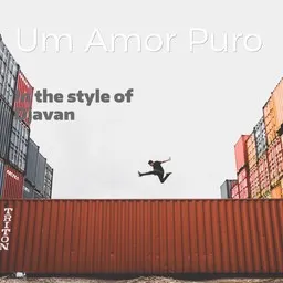 Cover art for Um Amor Puro - Djavan karaoke version