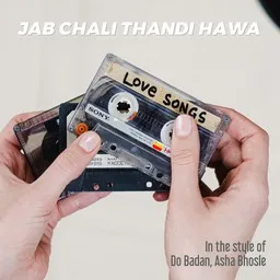 Titelbild für Jab Chali Thandi Hawa - Asha Bhosle,Do Badan Karaoke-Version