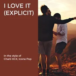 Cover art for I Love It (explicit) - Charli XCX,Icona Pop karaoke version