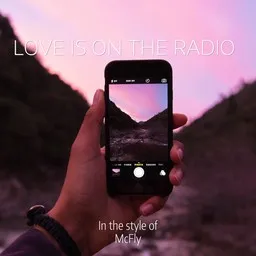 Omslagsbild för Love Is On The Radio - McFly karaokeversion