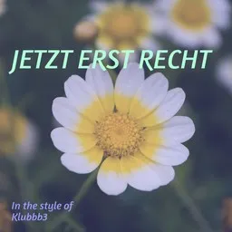 Cover art for Jetzt erst recht - Klubbb3 karaoke version
