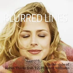 Karaokekappaleen Blurred Lines - Pharrell Williams,Robin Thicke,T.I. kansikuva