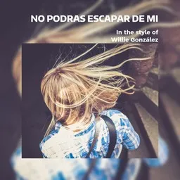 Omslagsbild för No Podras Escapar De Mi - Willie González karaokeversion