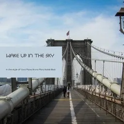 Cover art for Wake Up In The Sky - Bruno Mars,Gucci Mane,Kodak Black karaoke version