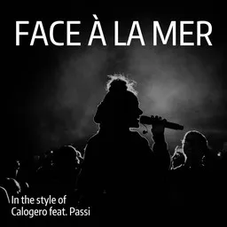 Omslagsbild för Face à la mer - Calogero,Passi karaokeversion