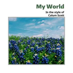 Titelbild für My World - Calum Scott Karaoke-Version