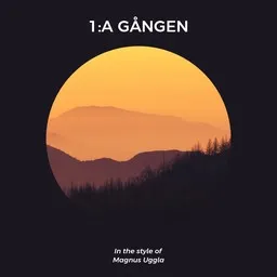 Karaokekappaleen 1:a Gången - Magnus Uggla kansikuva