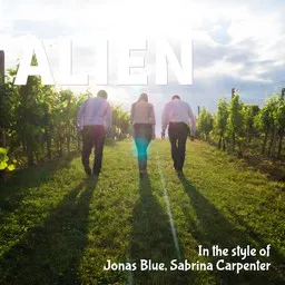Cover art for Alien - Jonas Blue,Sabrina Carpenter karaoke version
