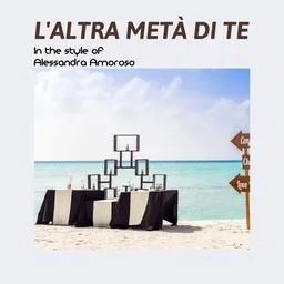 Omslagsbild för L'altra Metà Di Te - Alessandra Amoroso karaokeversion