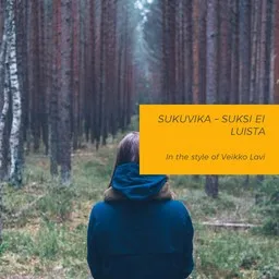 Cover art for Sukuvika – suksi ei luista - Veikko Lavi karaoke version