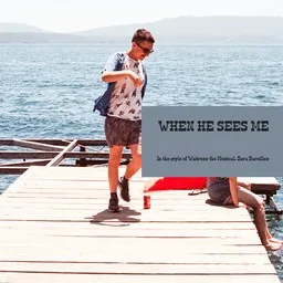 Cover art for When He Sees Me - Sara Bareilles,Waitress the Musical karaoke version