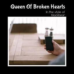 Karaokekappaleen Queen Of Broken Hearts - blackbear kansikuva