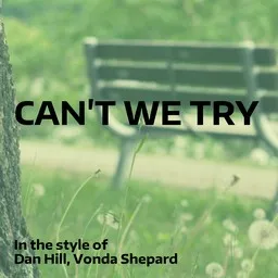 Cover art for Can't We Try - Dan Hill,Vonda Shepard karaoke version
