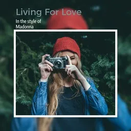 Titelbild für Living For Love - Madonna Karaoke-Version