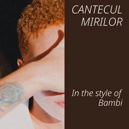 Karaokekappaleen Cantecul mirilor - Bambi kansikuva