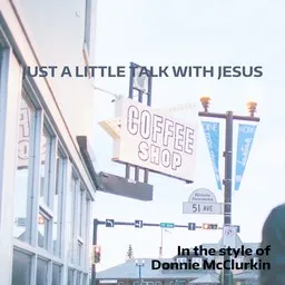 Cover art for Just a Little Talk with Jesus - Donnie McClurkin karaoke version